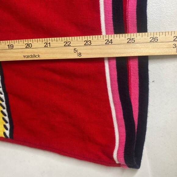 Crazy Horse Sweater Womens XL Colorful Striped Cotton Color Block Pullover - Picture 5 of 7